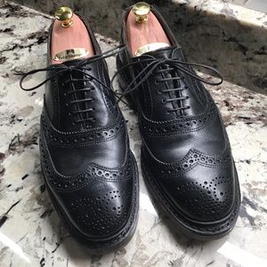 Allen Edmonds McTAVISH WingTip Oxfords 8.5 D Black
